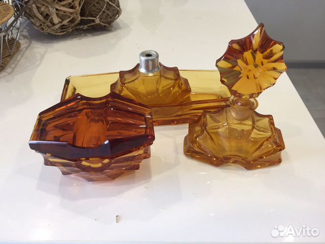 Немецкий хрустальный набор винтажный