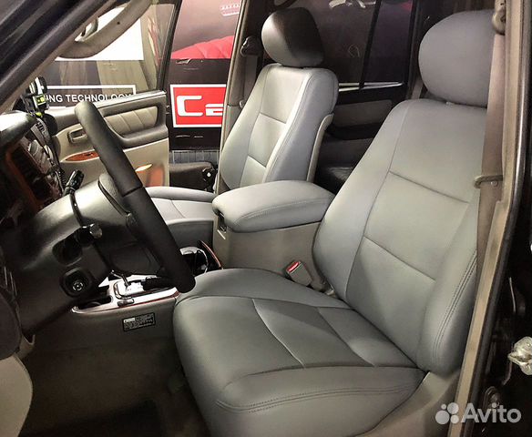 Кожаный салон сиденья Toyota Land Cruiser 100 Кожаный салон сиденья Toyota Land Cruiser 100