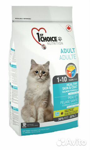 корм 1st choice здоровая кожа и шерсть корм 1st choice здоровая кожа и шерсть