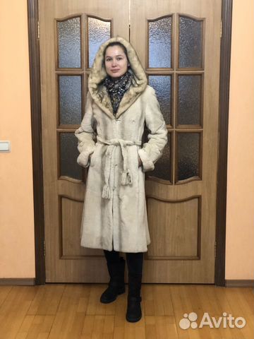 Шуба (бобр+норка, размер 42)