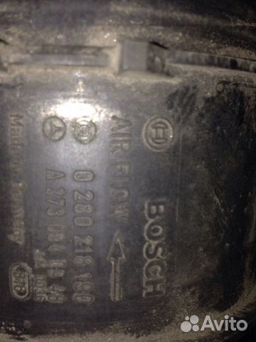 Расходомер воздуха мерседес M272 М273