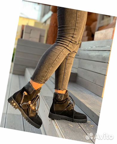 Кожаные ботинки Louis Vuitton