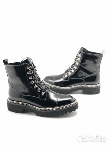 Ботинки женские кожа balmain