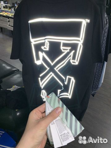 Футболка Off white рефлектив Футболка Off white рефлектив