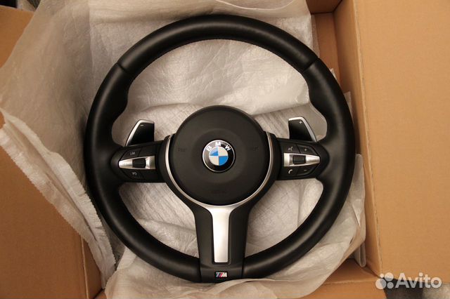 M руль BMW F20 лепестки обогрев вибро