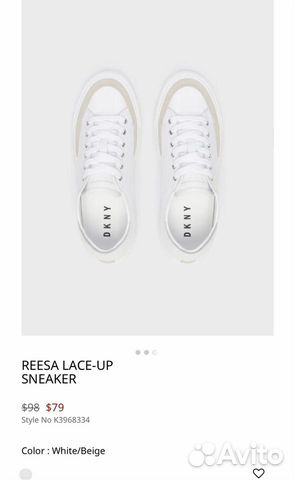 Кеды dkny новые оригинал кожа 38р
