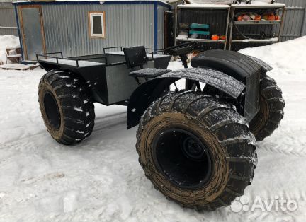 Снегоболотоход на шинах низкого давления