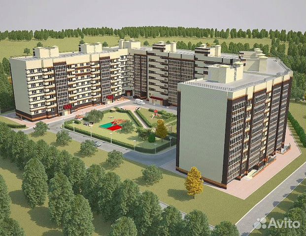 1-к квартира, 42.5 м², 2/7 эт. 1-к квартира, 42.5 м², 2/7 эт.