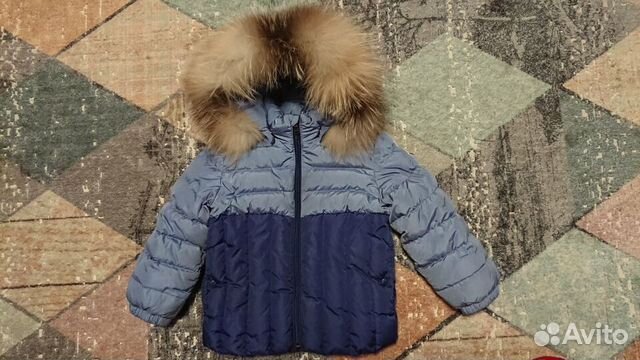 Детская пуховая куртка Moncler на 3 года