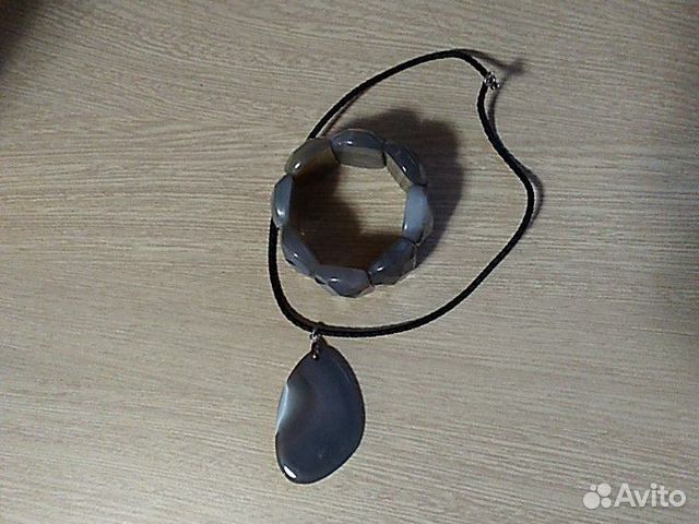 Набор. натуральный камень - агат Набор. натуральный камень - агат