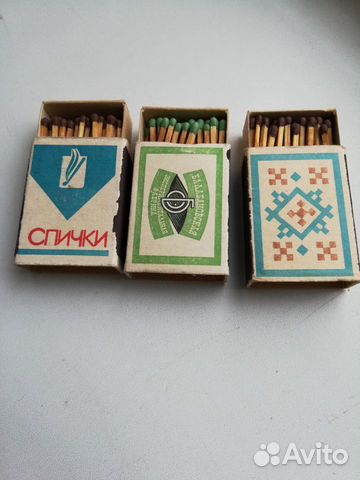 Для коллекции спички времен СССР