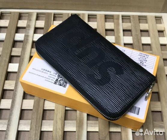 Кошелек Louis Vuitton Supreme Красный LV Суприм