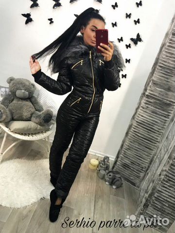 Новый женский комбинезон зима зимний Serhio Parrer