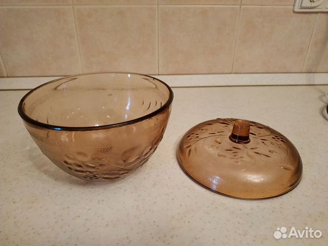 Салатник из цветного стекла Салатник из цветного стекла