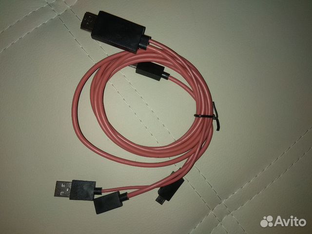 Переходник с micro usb 5 pin 11 pin (mhl) на hdmi
