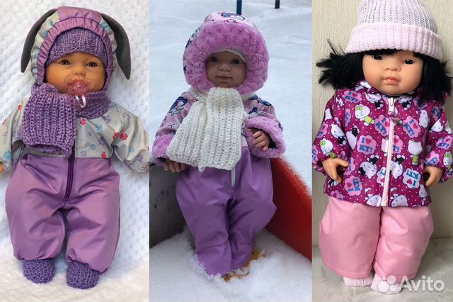 Верхняя одежда для Baby born, кукол от 21 до 45 см