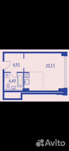 1-к квартира, 29.5 м², 10/31 эт. 1-к квартира, 29.5 м², 10/31 эт.