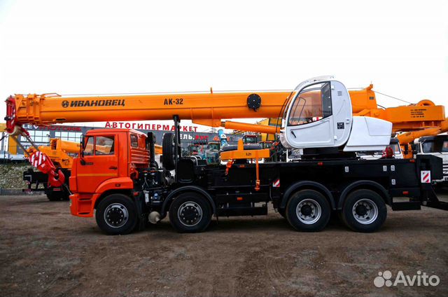 Автокран Ивановец 32т кс-55717К-1 камаз-6540 (8Х4)