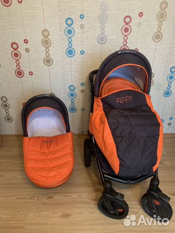 Коляска tutis zippy new 2в1+ коляска-трость