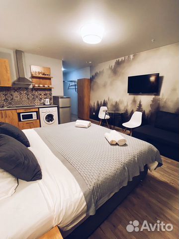 

Квартира-студия, 30 м², 1 кровать