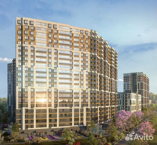 2-к квартира, 55.2 м², 9/21 эт.