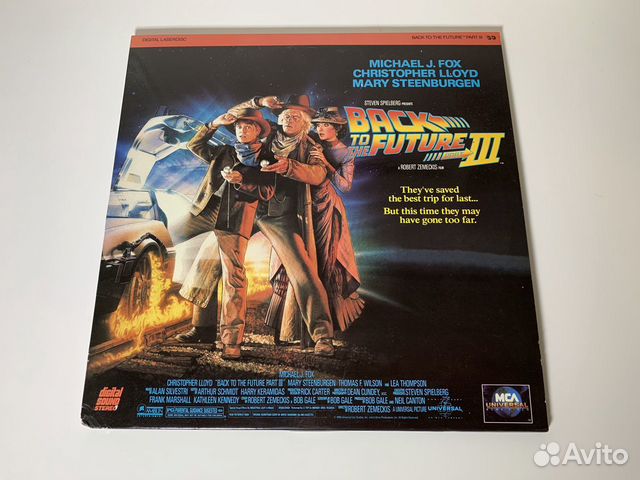 Laserdisc LD Фильм Назад в будущее 3 Laserdisc LD Фильм Назад в будущее 3