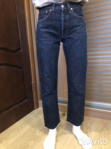 Джинсы на болтах levis 501 w27