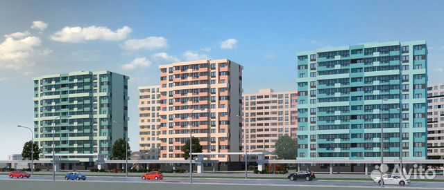 2-к квартира, 51.4 м², 6/13 эт.