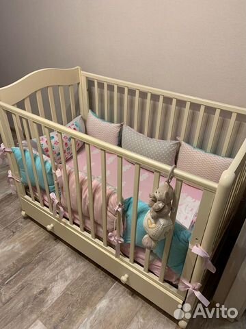 Кровать детская дашенька гандылян слоновая кость