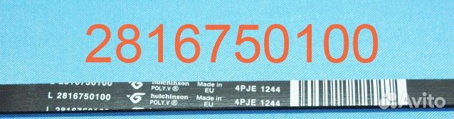Ремень 1244 J4 PJE Hutchinson для стиральной машин Ремень 1244 J4 PJE Hutchinson для стиральной машин