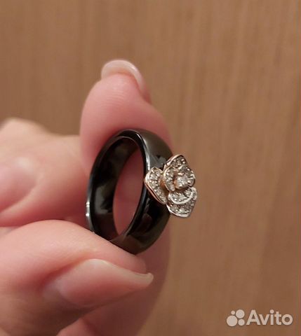 Золотое кольцо с бриллиантами 16,5р