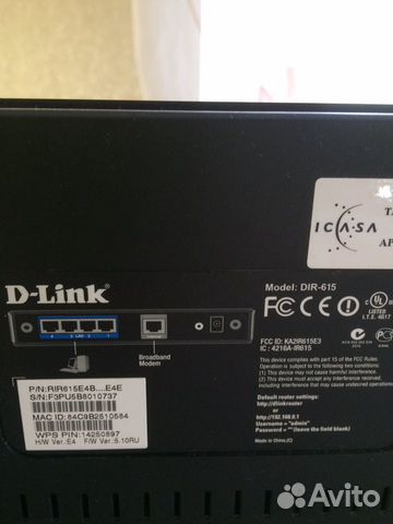 Роутер D-Link модель DIR-615 Роутер D-Link модель DIR-615