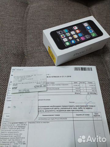 Телефон iPhone 5s 16gb