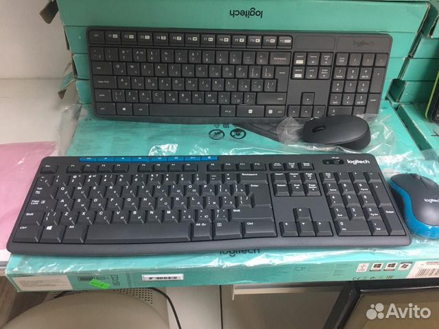 Клавиатура + мышь. logitechg. Беспроводные. Набор