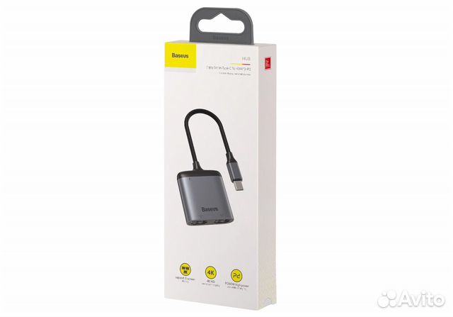 Переходник с USB-C на hdmi 2шт