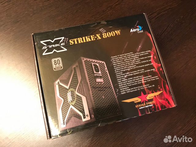 Блок питания Aerocool Strike-X 800 Блок питания Aerocool Strike-X 800