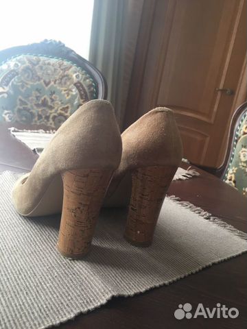 Туфли замшевые