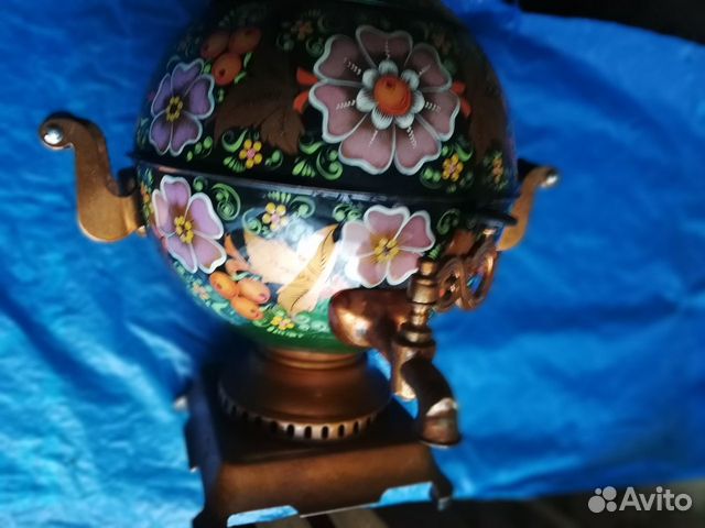 Самовар электрический с декоративной росписью