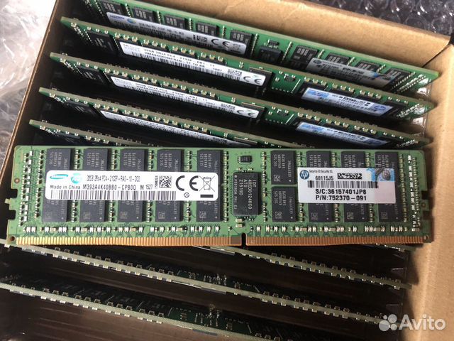 HPE 32Gb 2Rx4 PC4 2133P DDR4 728629 B21 752370 091 