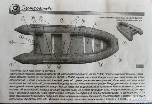 Лодка пвх с мотором 3.3