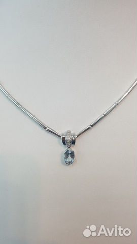 Золотое колье с бриллиантами