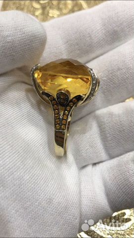 Кольцо и серьги, золото 585 пробы Кольцо и серьги, золото 585 пробы