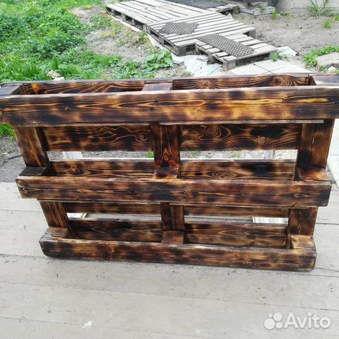 Грядка (клумба) из паллет (поддонов)