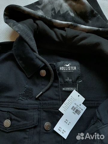 Джинсовая куртка Hollister оригинал 50-52 Джинсовая куртка Hollister оригинал 50-52