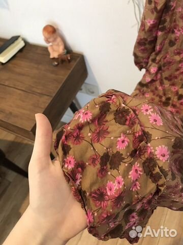 Винтажное платье в цветочек Винтажное платье в цветочек