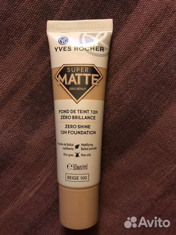 Крем тональный yves rocher матовый