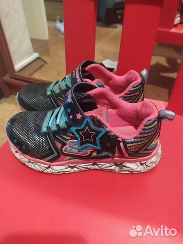 Кроссовки Skechers 28,5 с огоньками