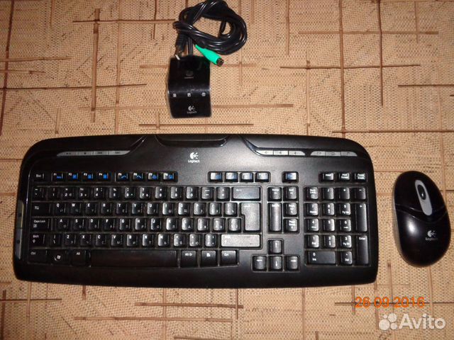 Беспроводная клавиатура и мышь Logitech EX110 Беспроводная клавиатура и мышь Logitech EX110