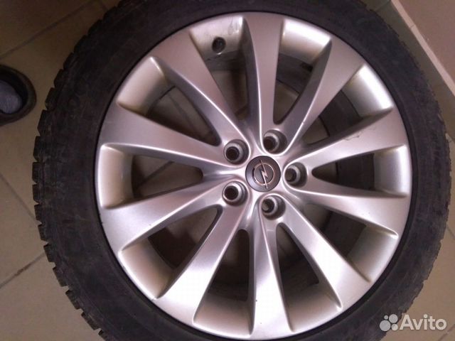 Колеса с зимней резиной от opel astra j