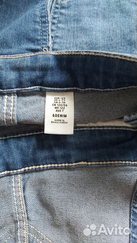 Новый джинсовый комбинезон H&M р.122 Новый джинсовый комбинезон H&M р.122